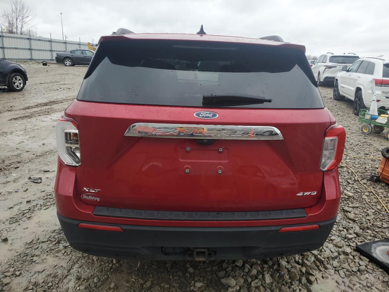 2021 Ford Explorer VIN 1FMSK8DH4MGB58352 Copart auction photo, front end damage thumbnail 6