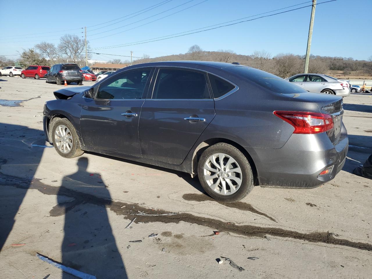 2019 Nissan Sentra VIN 3N1AB7AP0KY361923 Copart auction photo, front end damage thumbnail 2