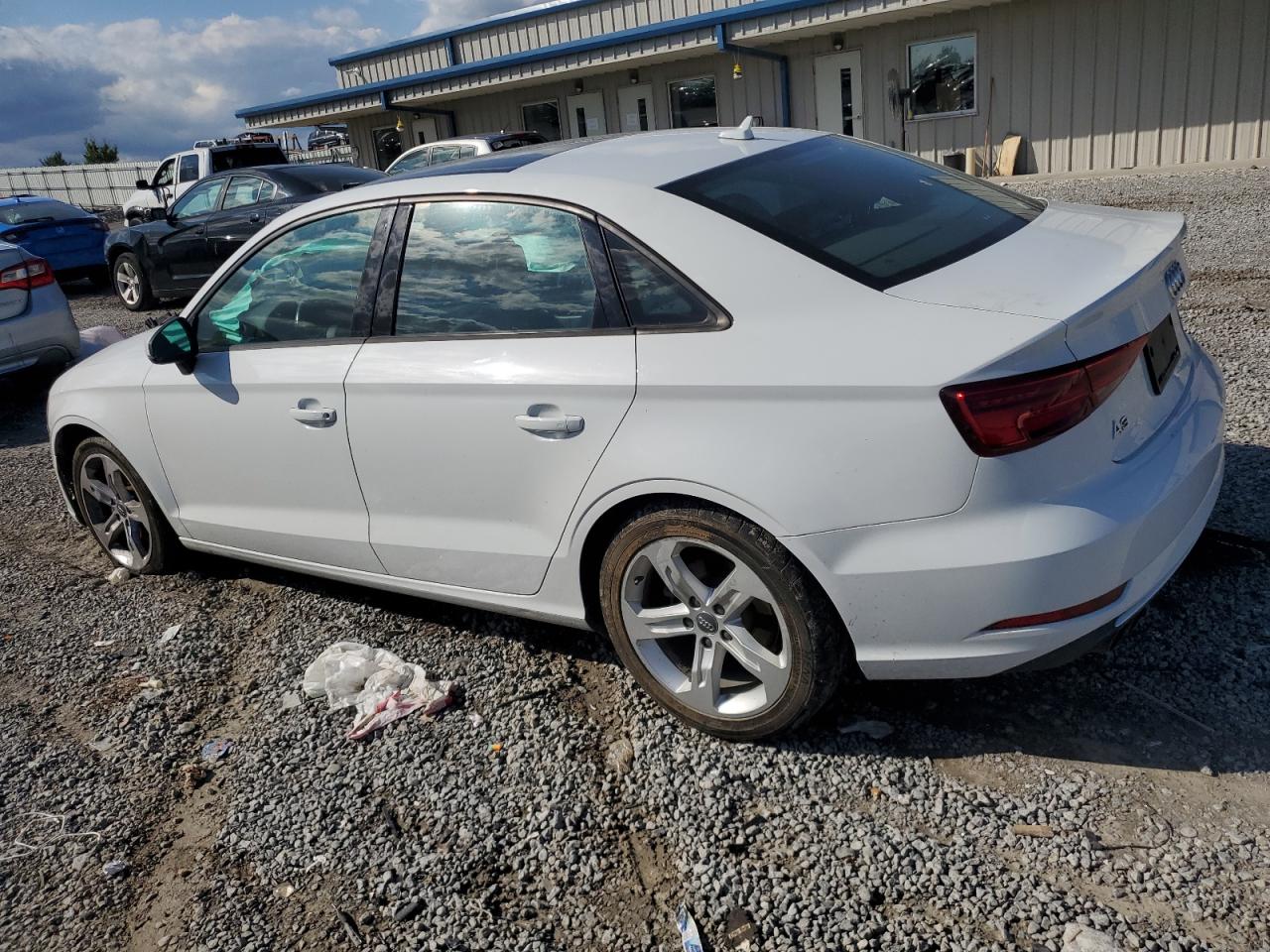 2018 Audi A3 VIN WAUAUHFF1J1019202 Copart auction photo, all over damage thumbnail 2