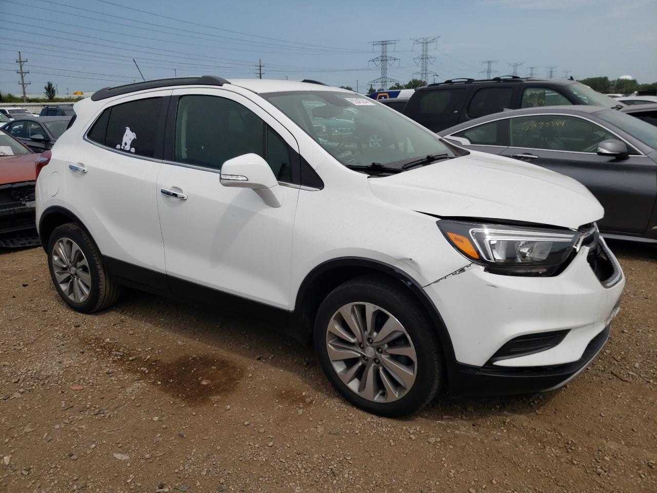 2019 Buick Encore VIN KL4CJASB4KB811364 Copart auction photo, front end damage thumbnail 4