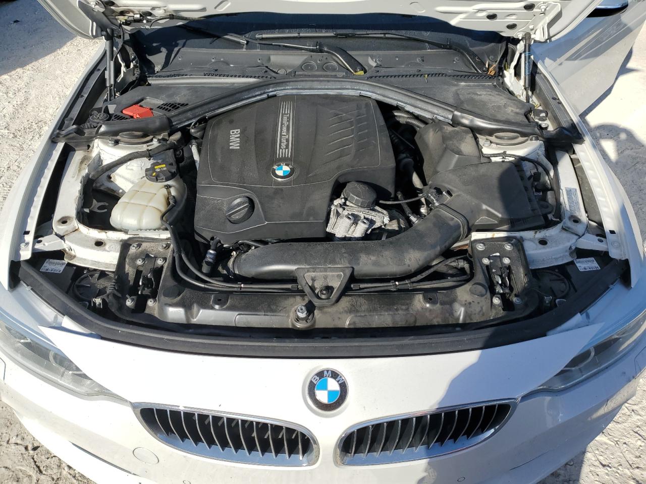 2014 BMW 4er VIN WBA3R5C5XEK187991 Copart auction photo, water/flood damage thumbnail 11