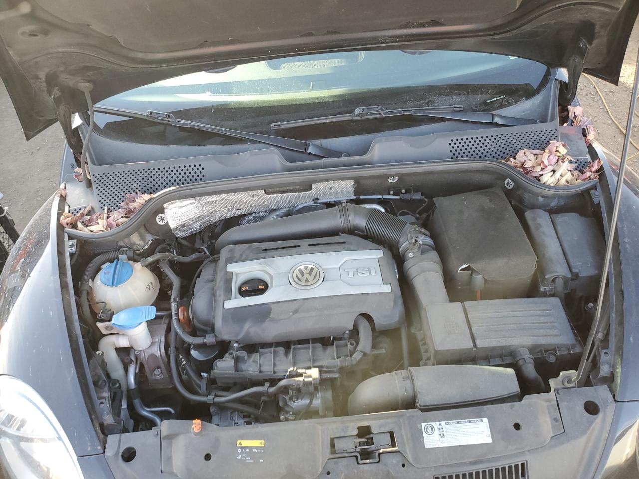 2012 Volkswagen Beetle VIN 3VWVA7AT3CM628606 Copart auction photo, mechanical damage thumbnail 11