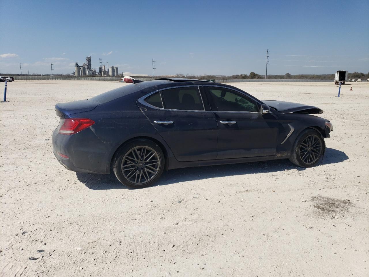 2019 Genesis G70 VIN KMTG34LA0KU017086 Copart auction photo, front end damage thumbnail 3
