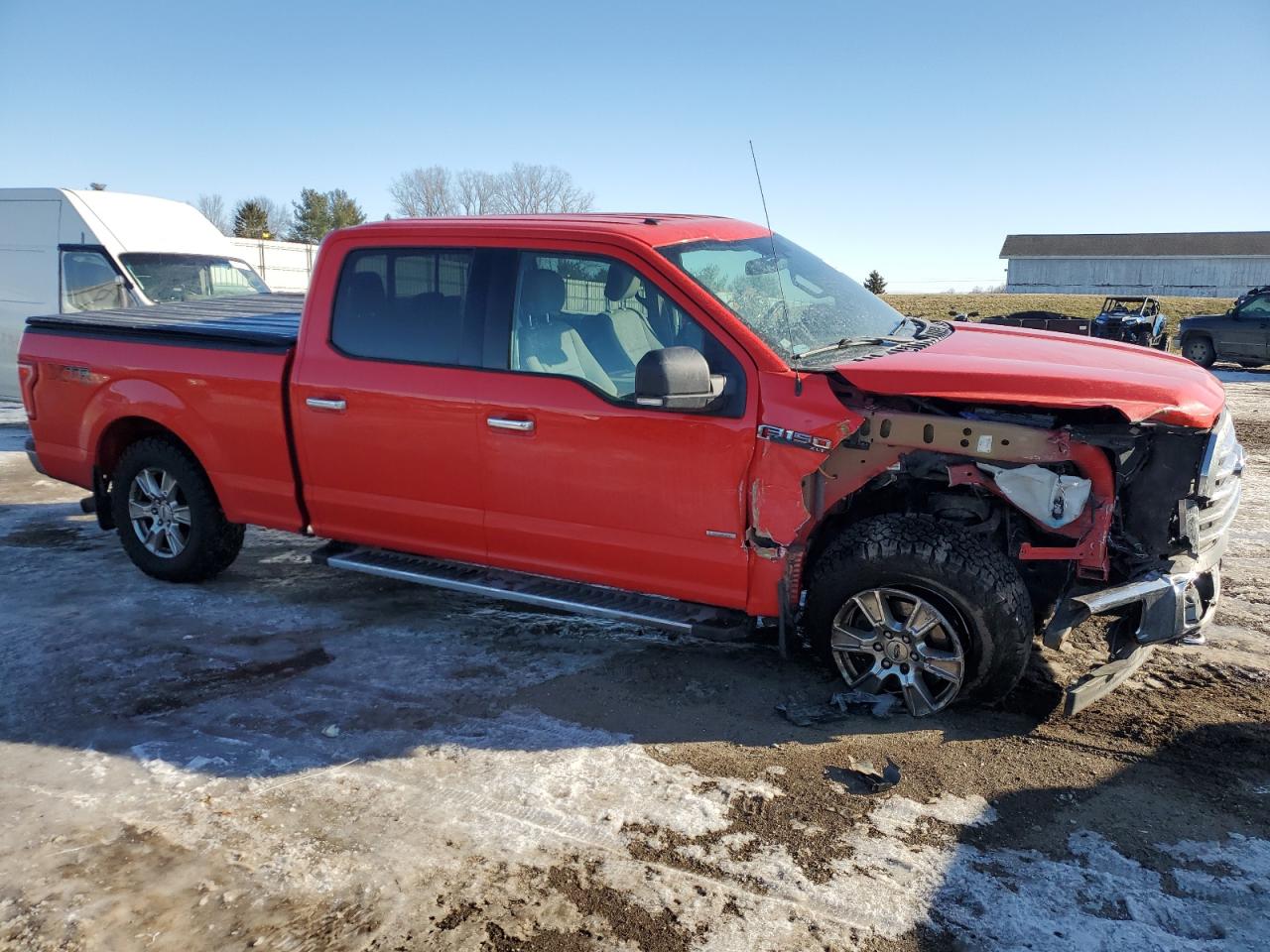 2017 Ford F-150 VIN 1FTFW1EG2HKC88463 Copart auction photo, front end / side damage thumbnail 4