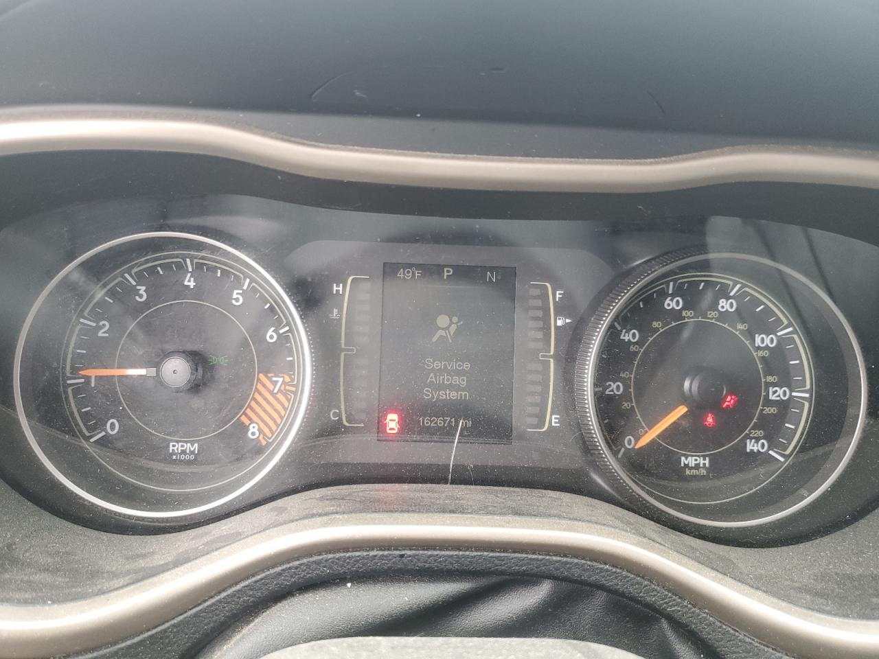 2015 Jeep Grand Cherokee VIN 1C4PJMCS1FW676124 Copart auction photo, side damage thumbnail 9