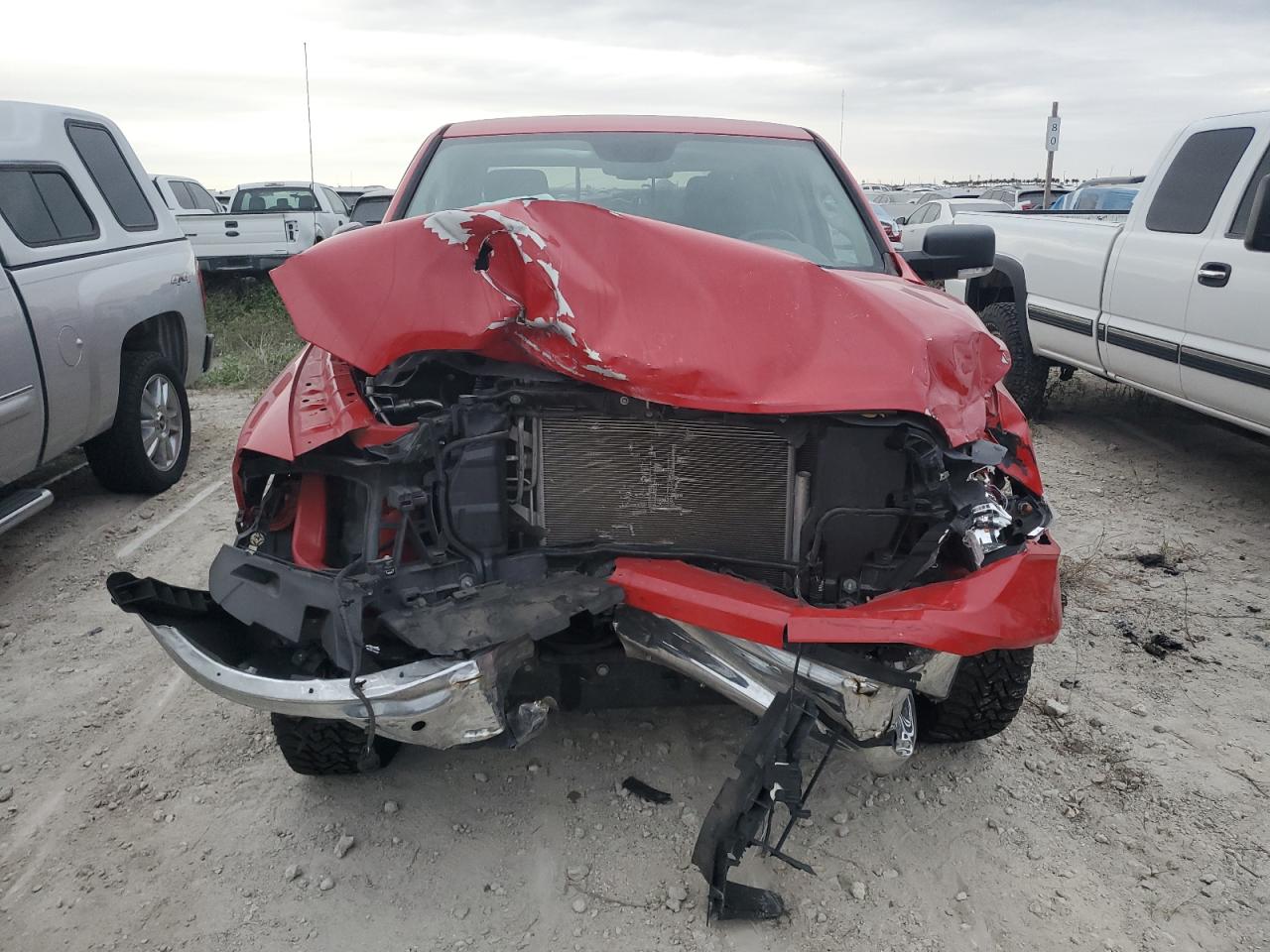 2019 RAM 1500 VIN 1C6RR7TT9KS566930 Copart auction photo, front end damage thumbnail 5