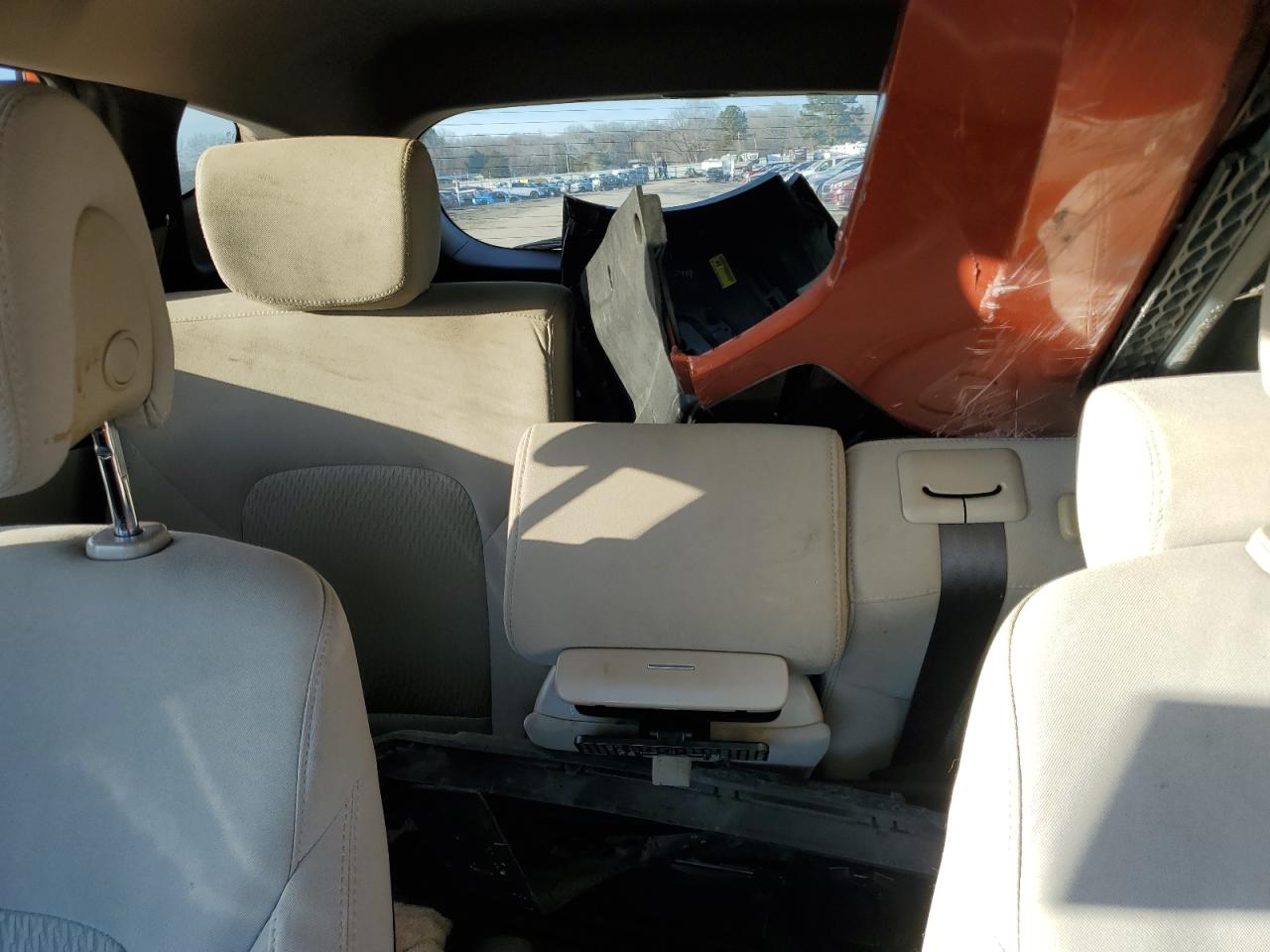 2016 Hyundai Santa Fe VIN 5XYZT3LB0GG345434 Copart auction photo, front end / side damage thumbnail 10