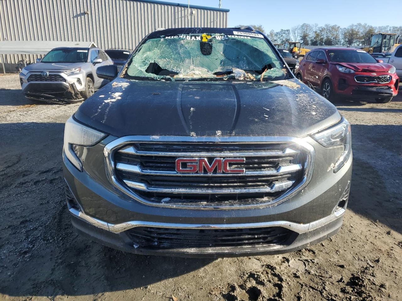 2020 GMC Terrain VIN 3GKALPEV1LL214239 Copart auction photo, top/roof damage thumbnail 5
