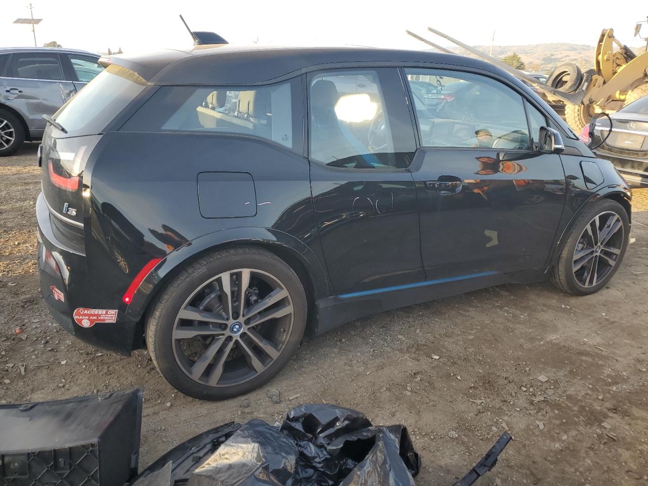 2018 BMW i3 VIN WBY7Z8C57JVB87012 Copart auction photo, front end / mechanical damage thumbnail 3