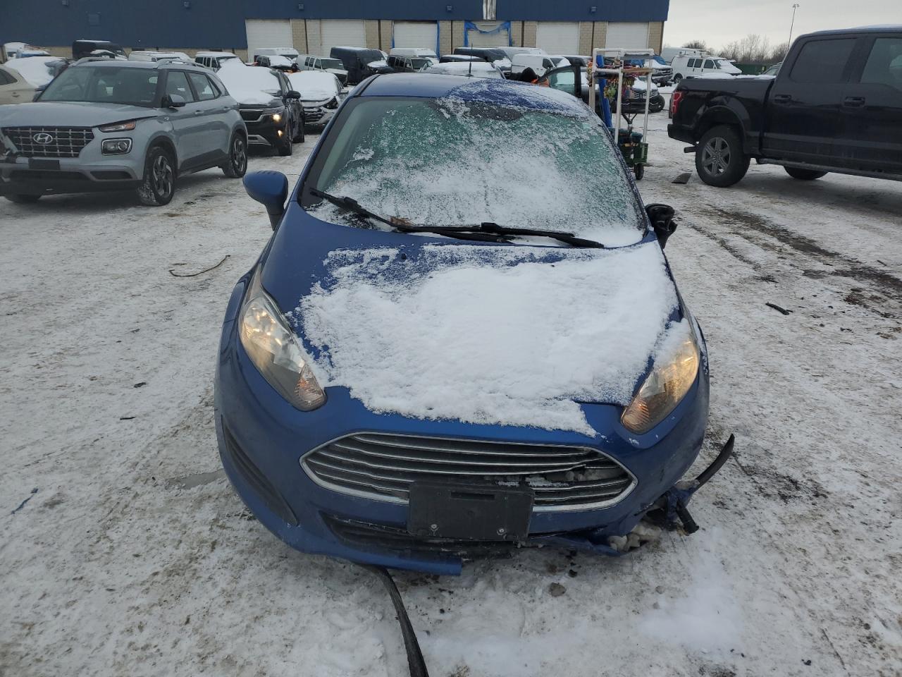 2018 Ford Fiesta VIN 3FADP4BJ5JM108449 Copart auction photo, front end damage thumbnail 5