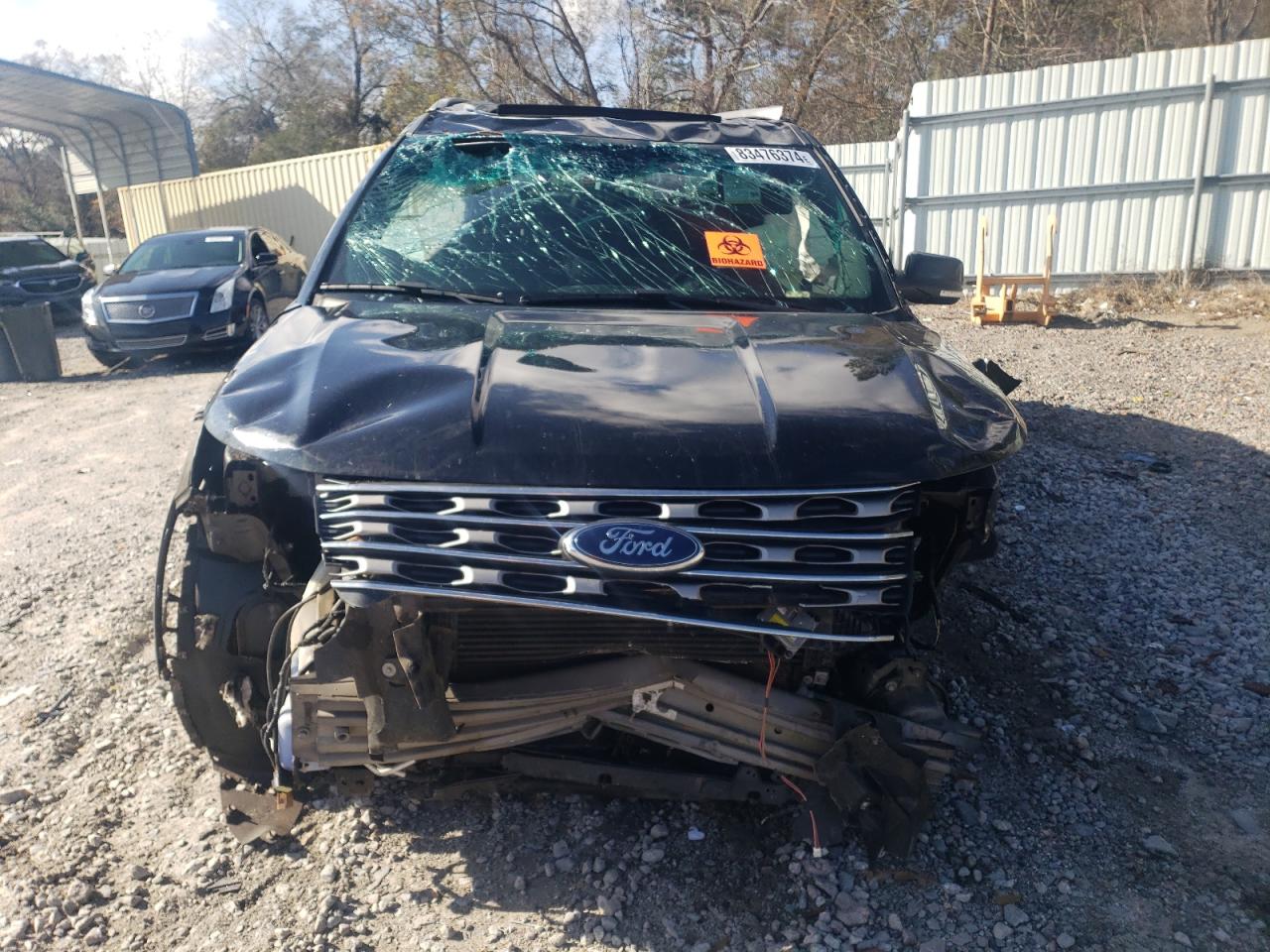 2016 Ford Explorer VIN 1FM5K7DH7GGA42672 Copart auction photo, all over damage thumbnail 5