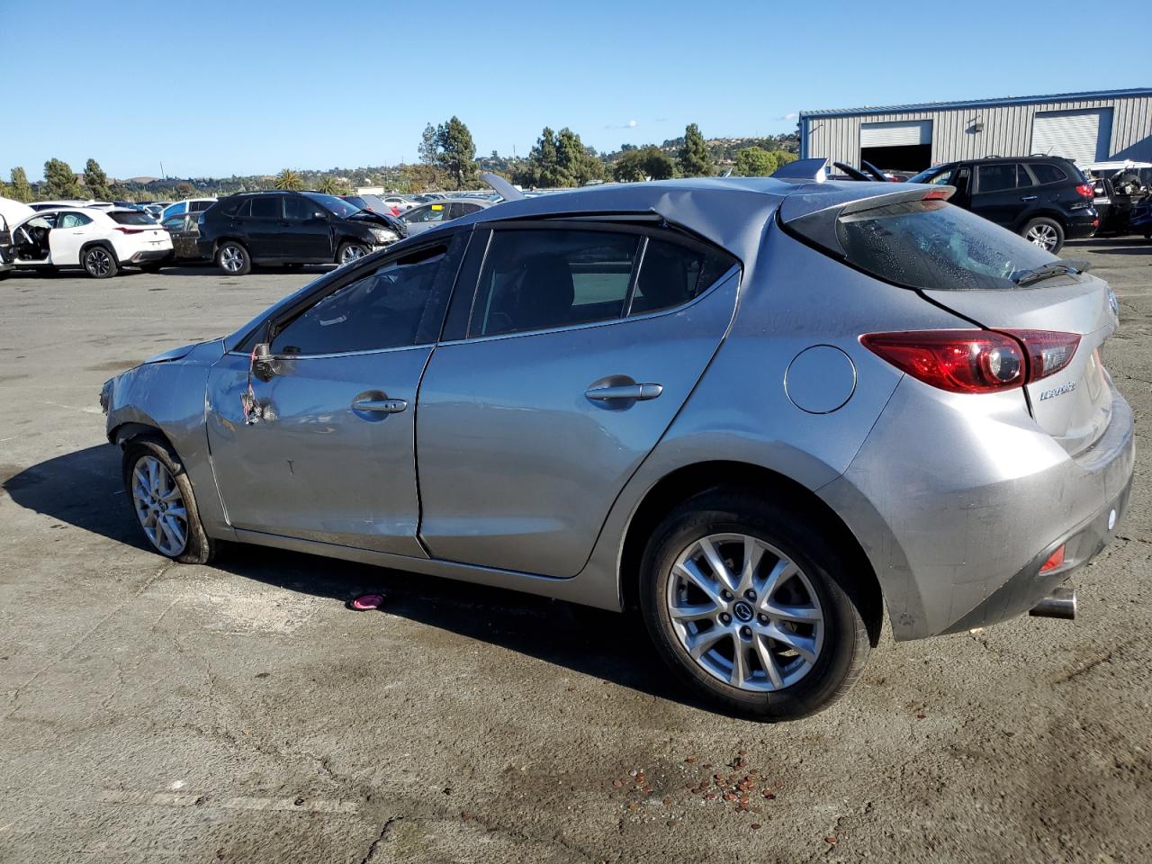 2015 Mazda 3 VIN 3MZBM1M75FM202572 Copart auction photo, all over damage thumbnail 2