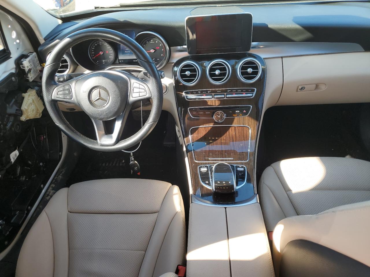 2016 Mercedes-Benz C-klasse VIN 55SWF4JB1GU133554 Copart auction photo, front end damage thumbnail 8