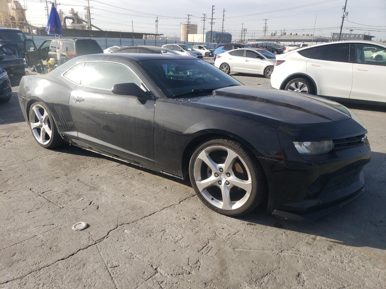 2014 Chevrolet Camaro VIN 2G1FB1E31E9210769 Copart auction photo, rear end damage thumbnail 4