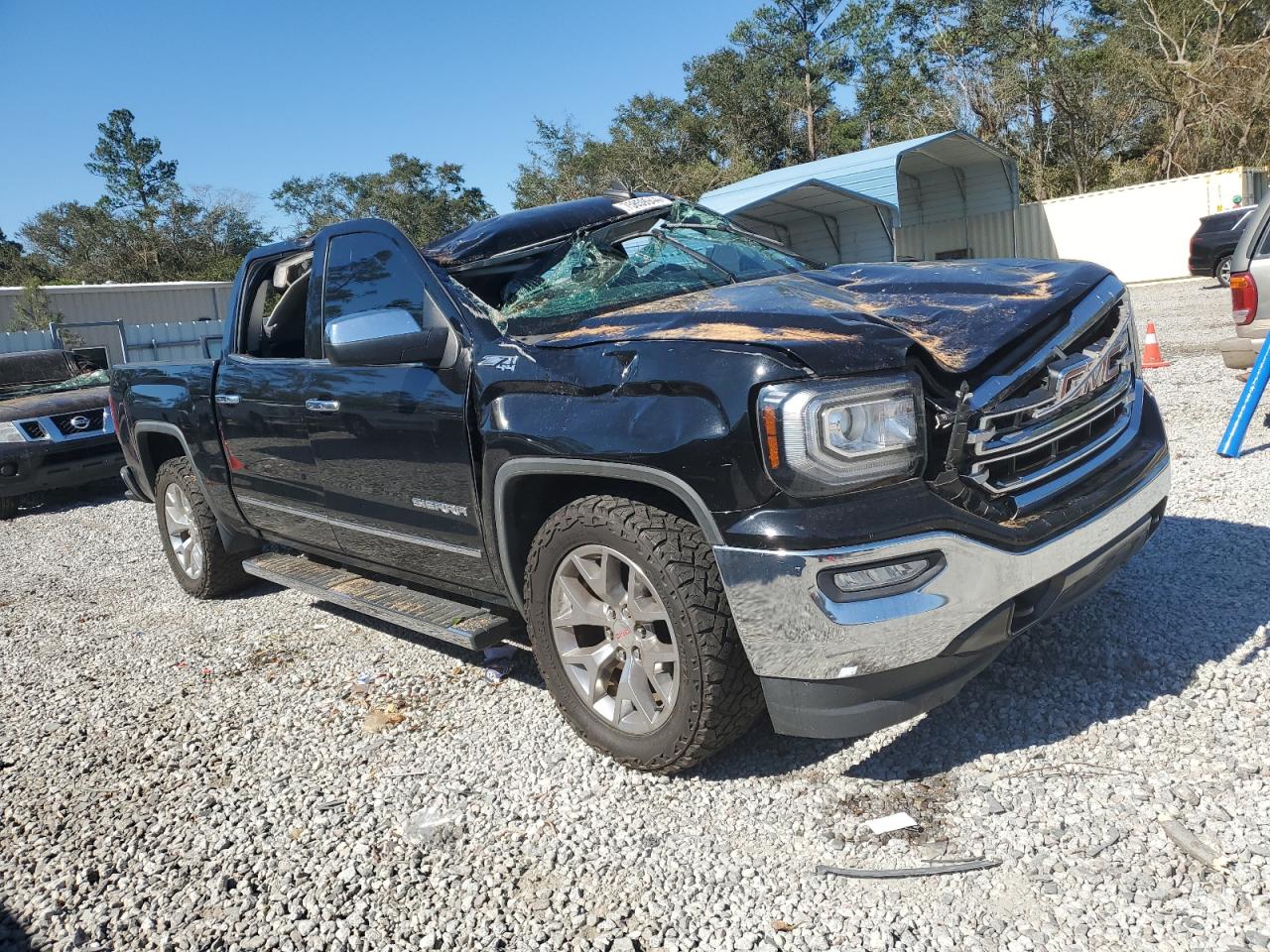 2017 GMC Sierra VIN 3GTU2NEC2HG415484 Copart auction photo, all over damage thumbnail 4