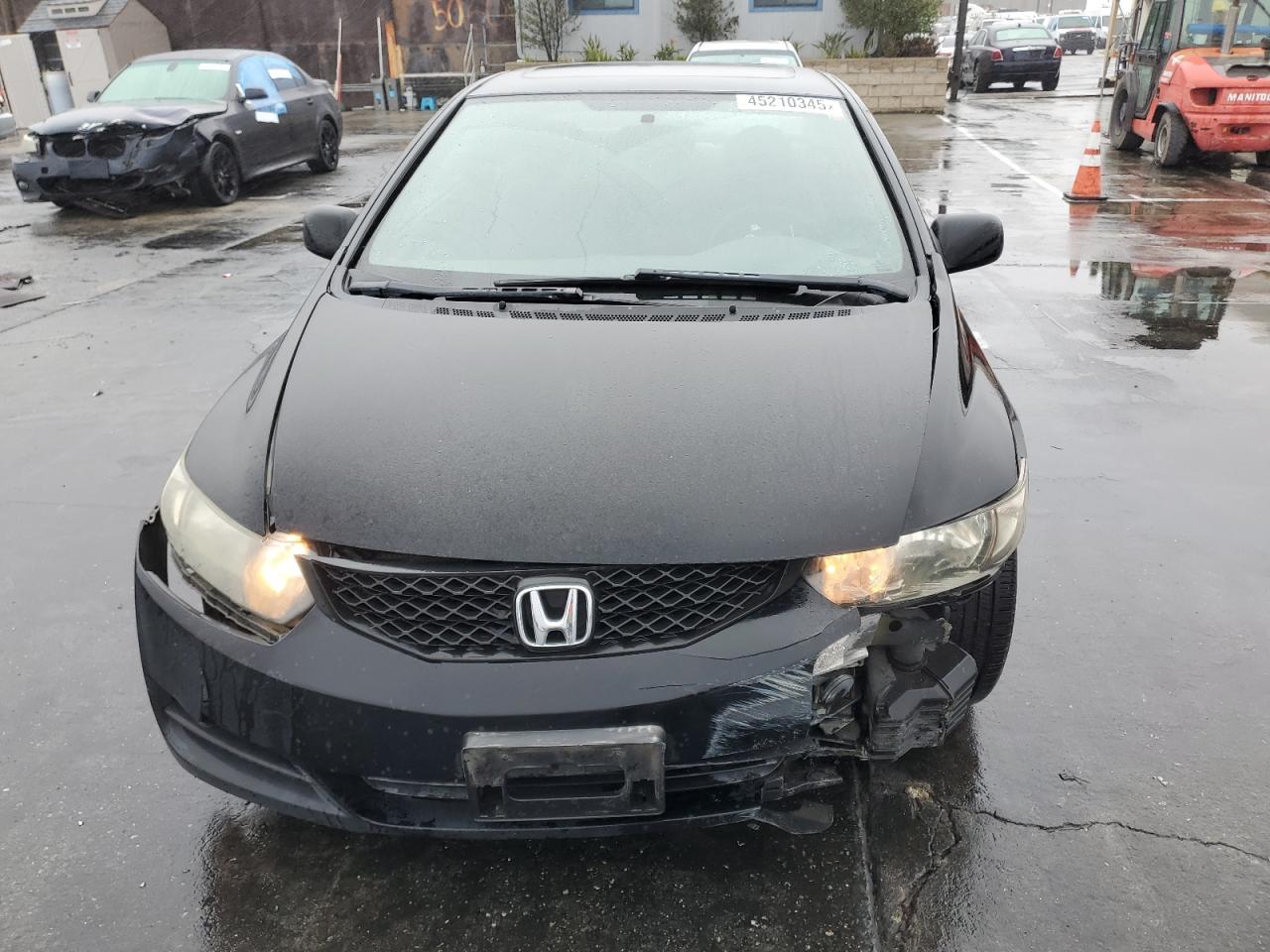 2010 Honda Civic VIN 2HGFG1B85AH532180 Copart auction photo, front end damage thumbnail 5