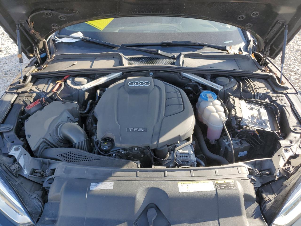 2019 Audi A5 VIN WAUENCF53KA017218 Copart auction photo, side damage thumbnail 11