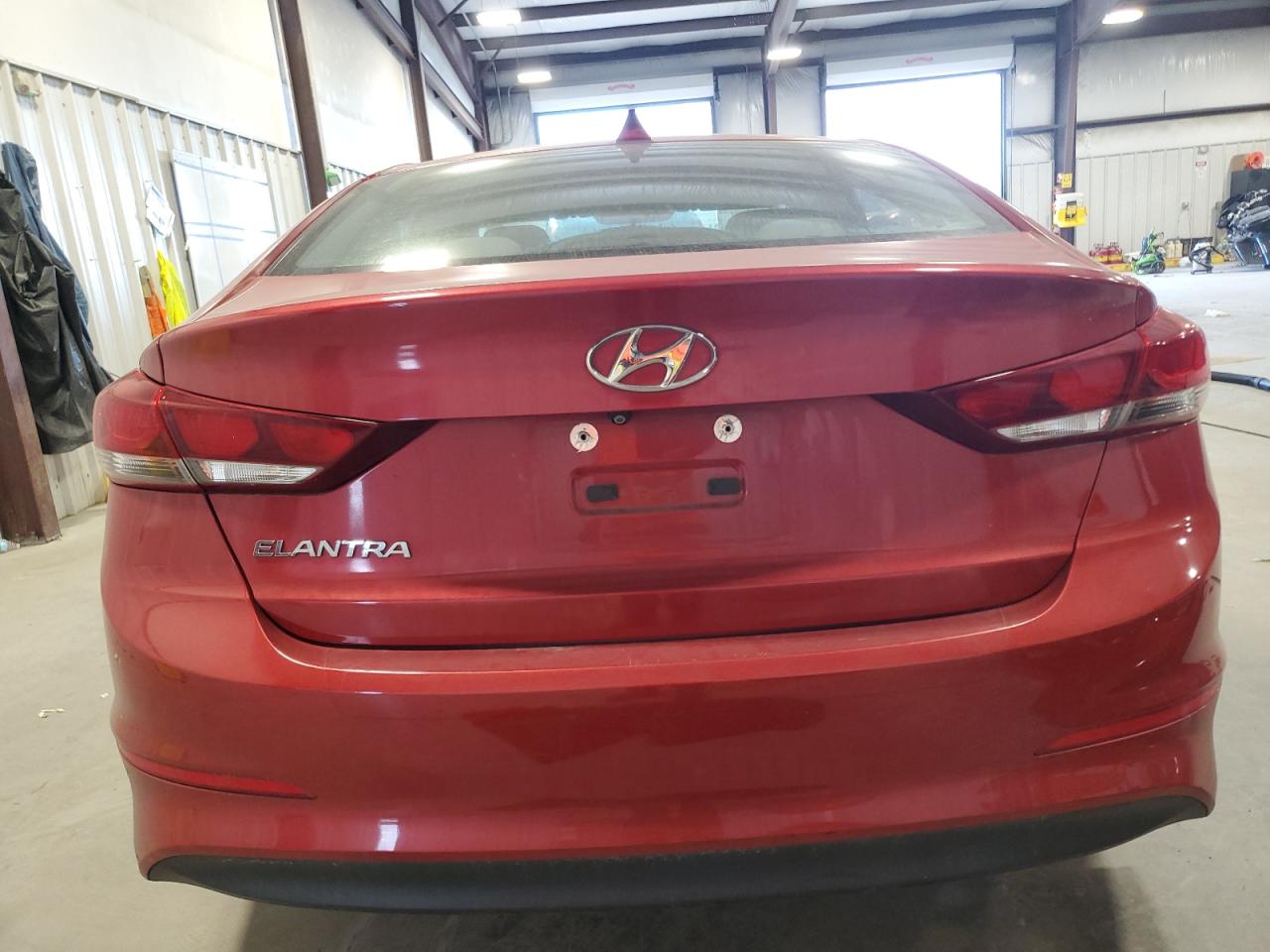 2018 Hyundai Elantra VIN 5NPD84LF8JH220590 Copart auction photo, front end / side damage thumbnail 6