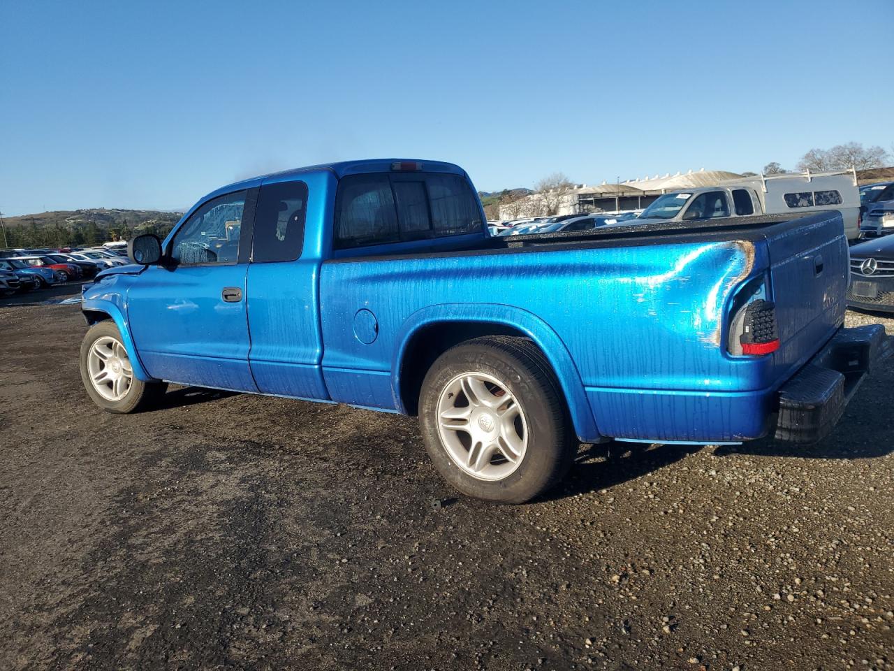 2000 Dodge Dakota VIN 1B7GL22Z8YS516815 Copart auction photo, undercarriage / front end damage thumbnail 2