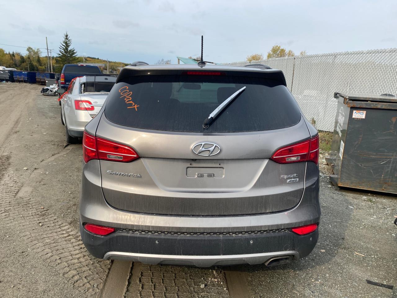 2015 Hyundai Santa Fe VIN 5XYZUDLB4FG274398 Copart auction photo, side damage thumbnail 6