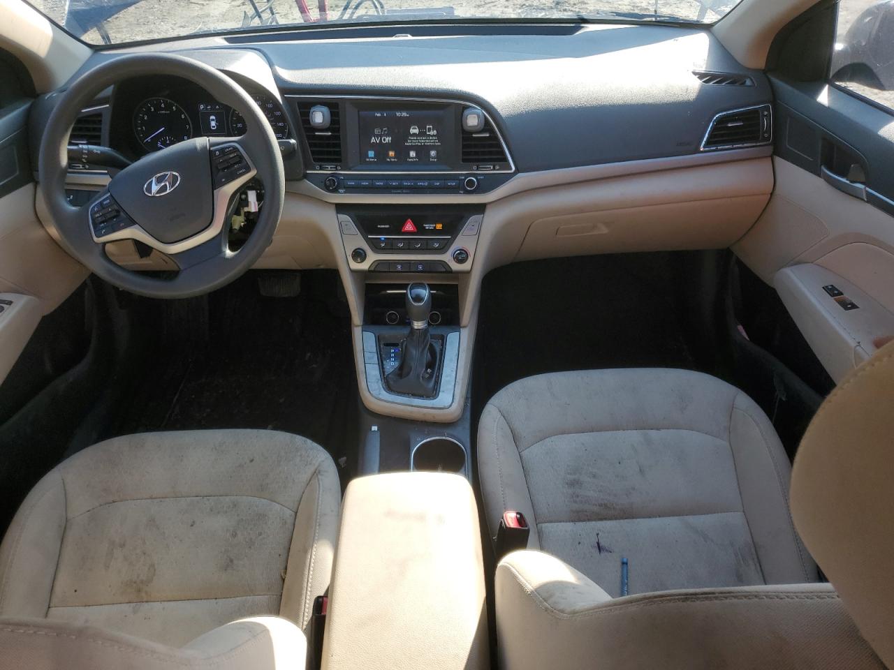 2018 Hyundai Elantra VIN 5NPD84LF6JH232012 Copart auction photo, front end / rear end damage thumbnail 8
