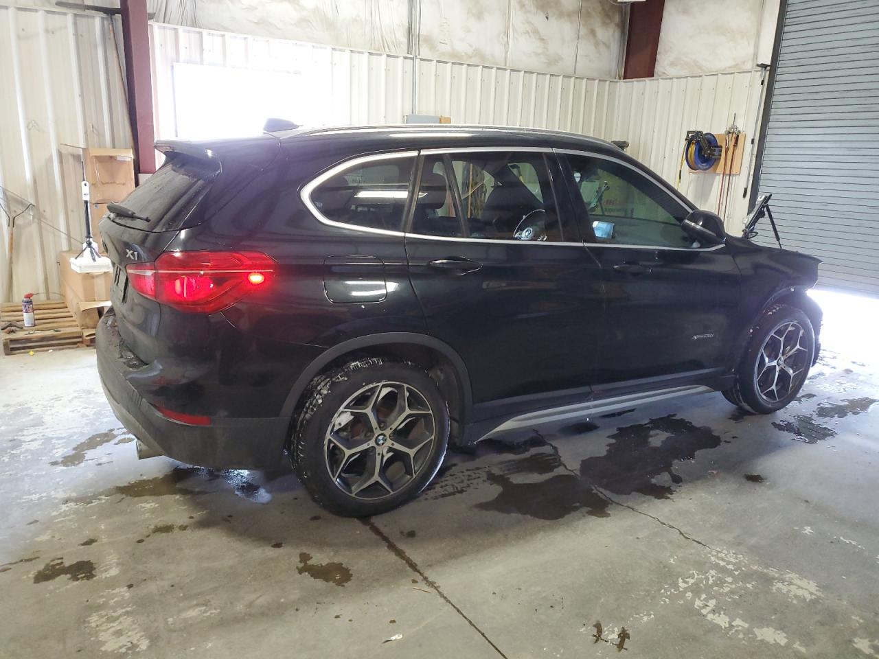 2018 BMW X1 VIN WBXHT3C35J5K30657 Copart auction photo, front end / stripped damage thumbnail 3