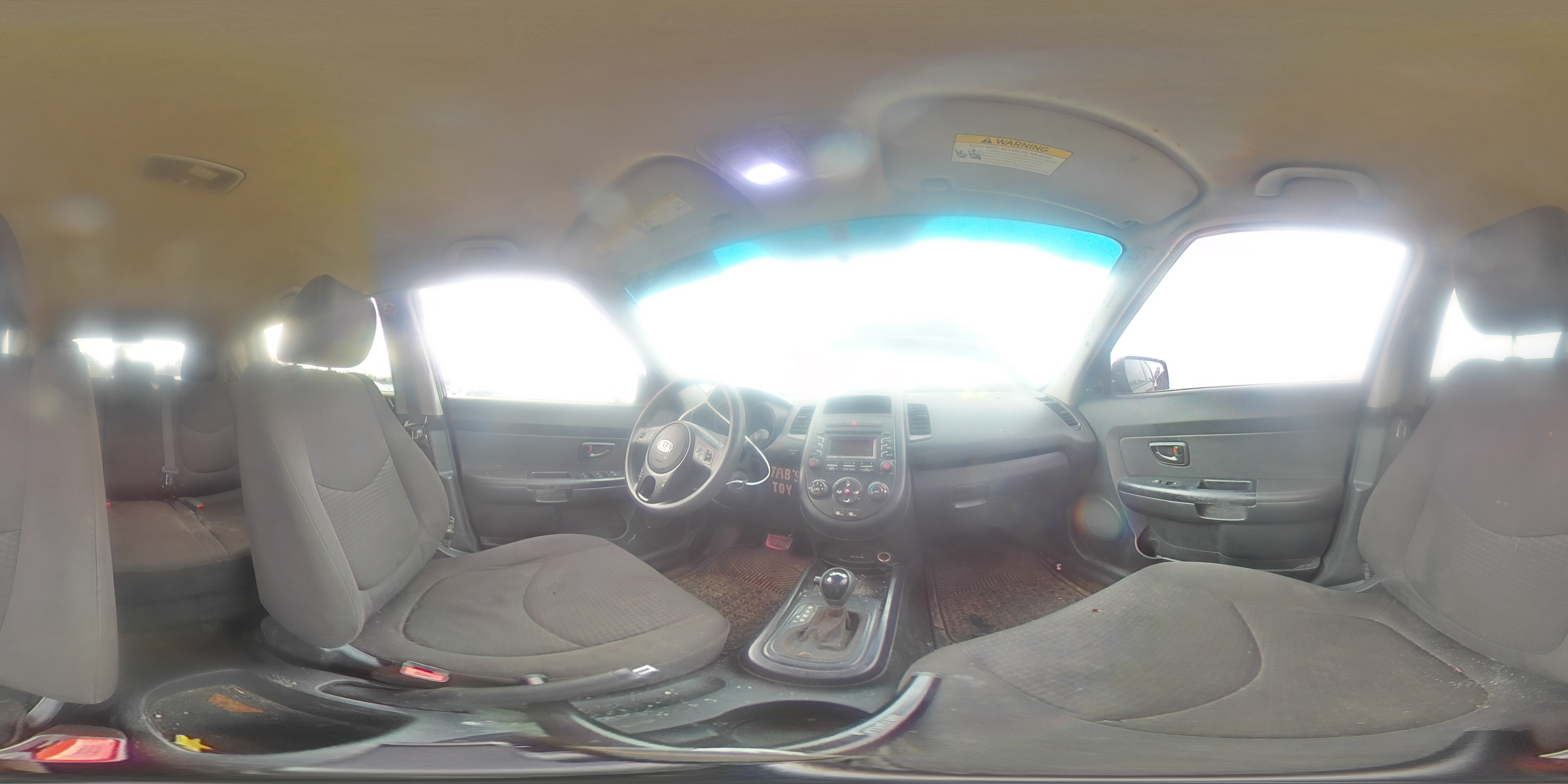 2012 KIA Soul VIN KNDJT2A55C7359714 Copart auction photo, rear end / front end damage thumbnail 14