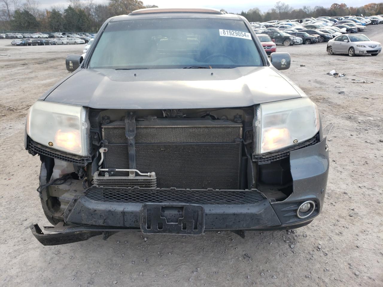 2013 Honda Pilot VIN 5FNYF4H98DB036070 Copart auction photo, front end / minor dent/scratches damage thumbnail 5