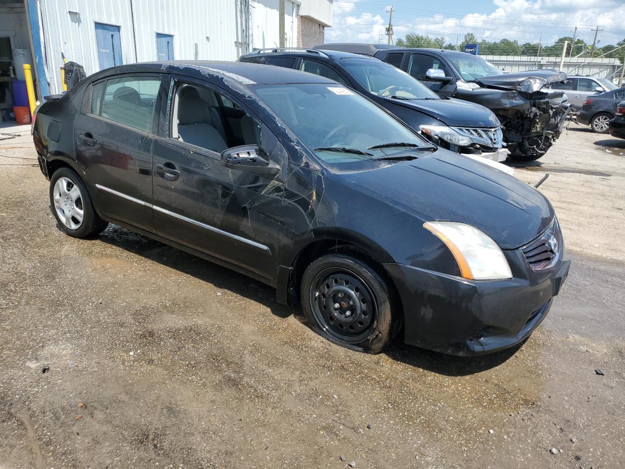 2016 Nissan Sentra VIN 3N1AB6AP0CL707963 Copart auction photo, side / vandalism damage thumbnail 4