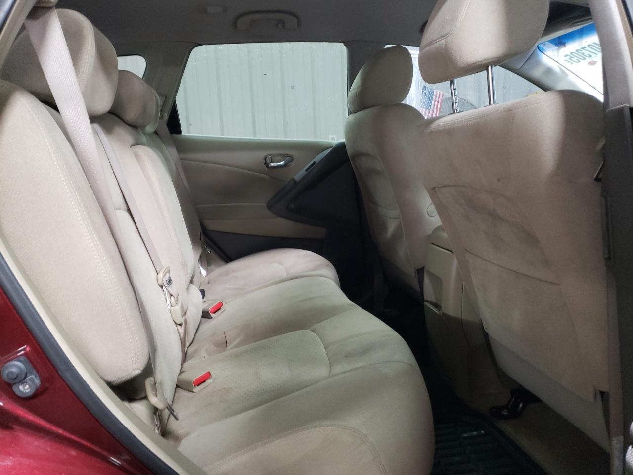 2009 Nissan Murano VIN JN8AZ18W29W149162 Copart auction photo, front end / rear end damage thumbnail 10