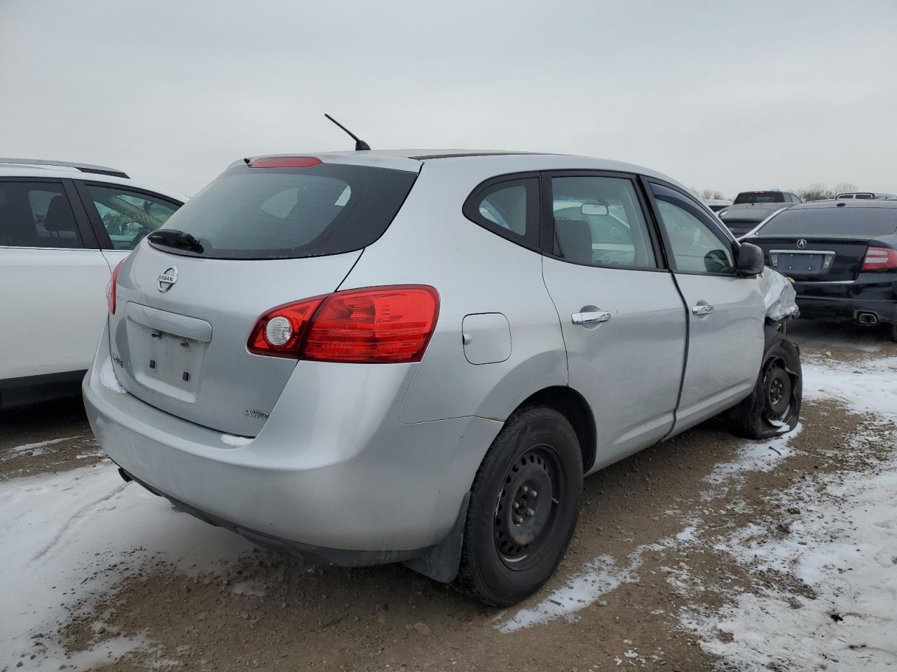 2010 Nissan Rogue VIN JN8AS5MV3AW117639 Copart auction photo, front end damage thumbnail 3