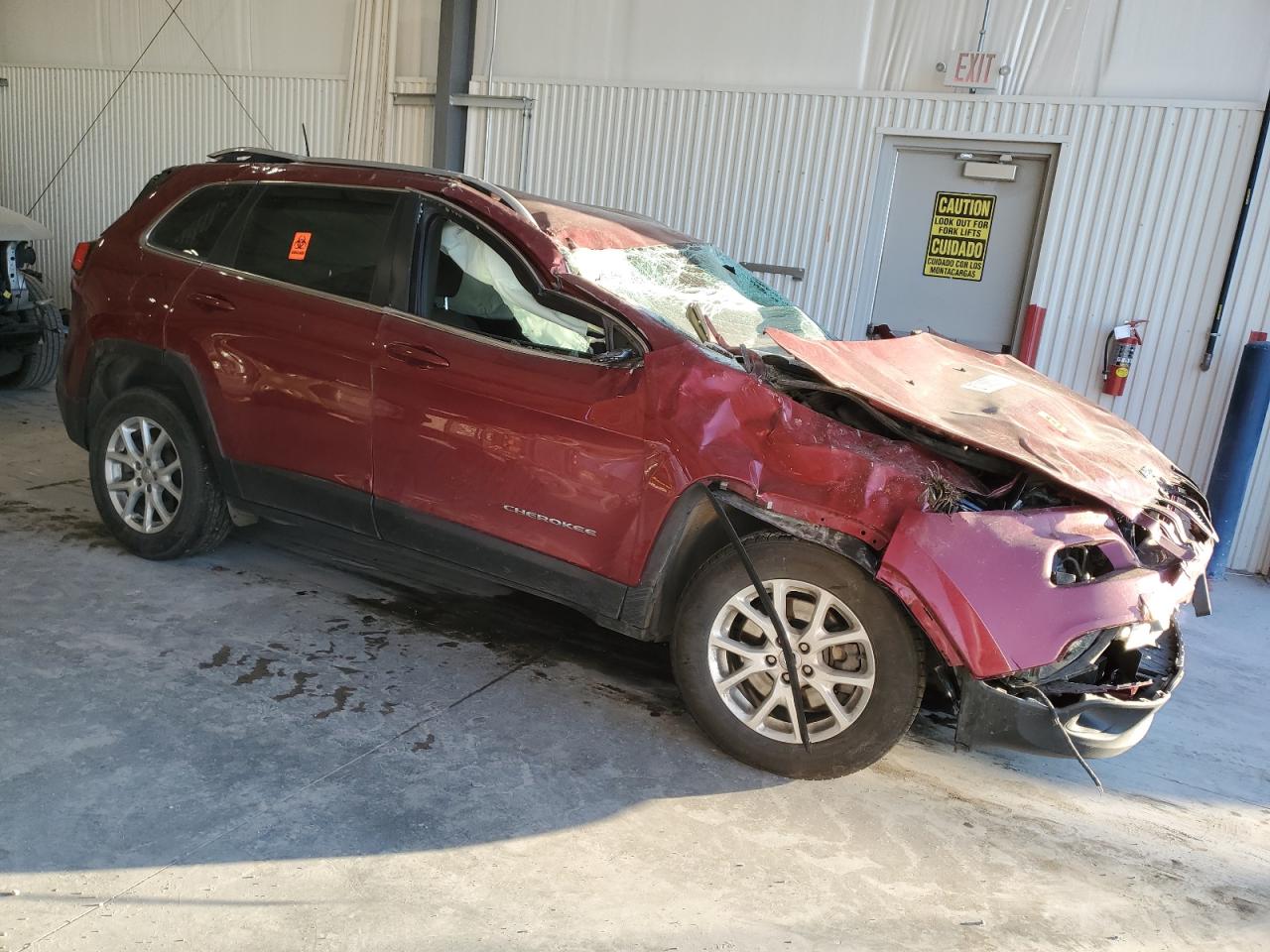 2017 Jeep Grand Cherokee VIN 1C4PJMCB8HW557117 Copart auction photo, all over damage thumbnail 4