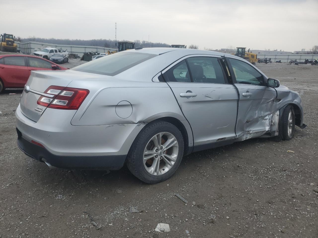 2018 Ford Taurus VIN 1FAHP2E87JG115069 Copart auction photo, side damage thumbnail 3