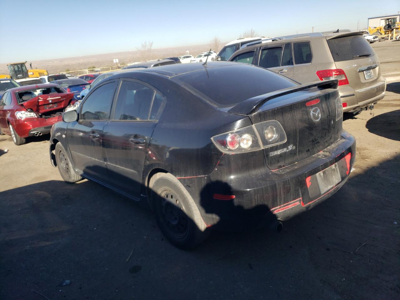 2006 Mazda 3 VIN JM1BK32F161484401 Copart auction photo, side / front end damage thumbnail 2