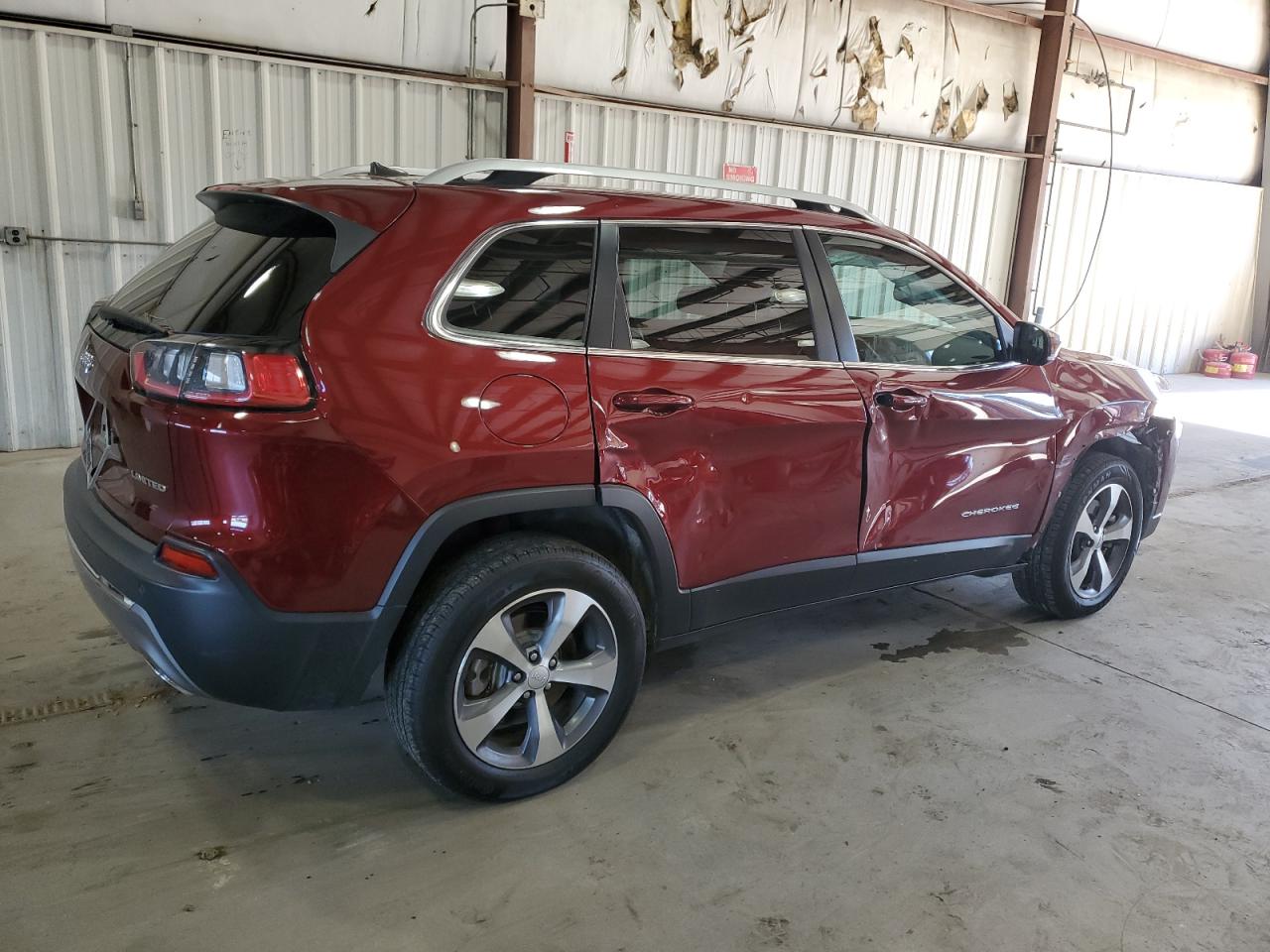 2020 Jeep Grand Cherokee VIN 1C4PJMDX2LD613549 Copart auction photo, side / front end damage thumbnail 3