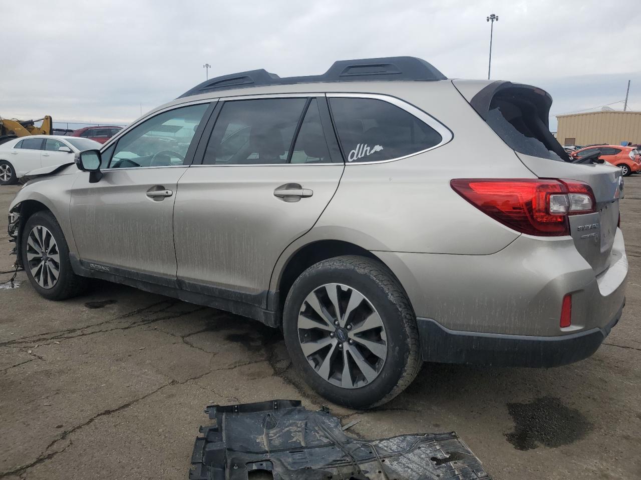 2015 Subaru Outback VIN 4S4BSAJC9F3313407 Copart auction photo, front end / rear end damage thumbnail 2