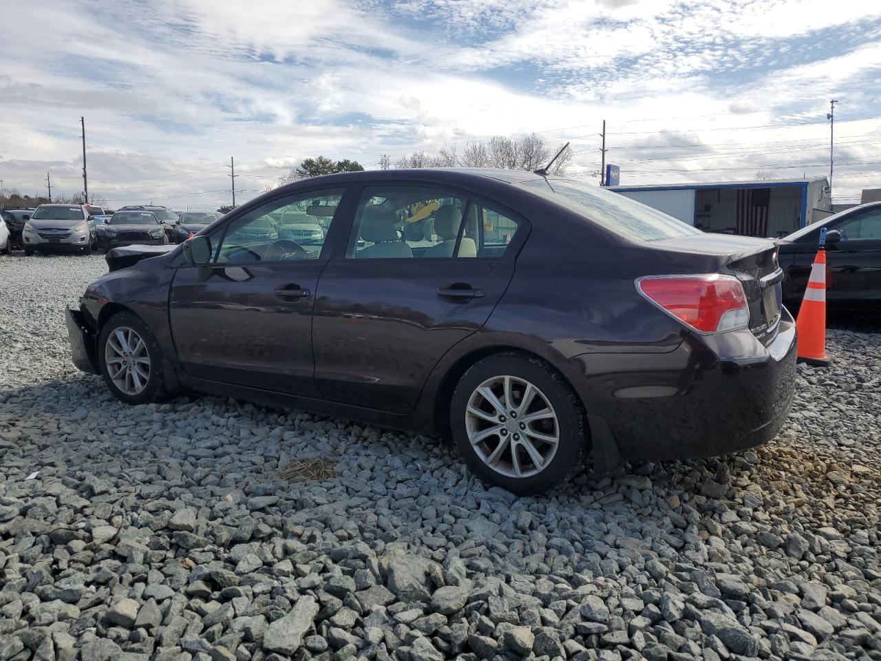 2012 Subaru Impreza VIN JF1GJAC60CH024215 Copart auction photo, front end damage thumbnail 2