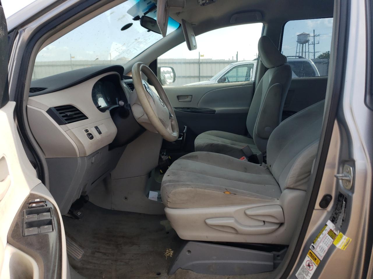 2011 Toyota Sienna VIN 5TDKA3DC4BS007741 Copart auction photo, side damage thumbnail 7