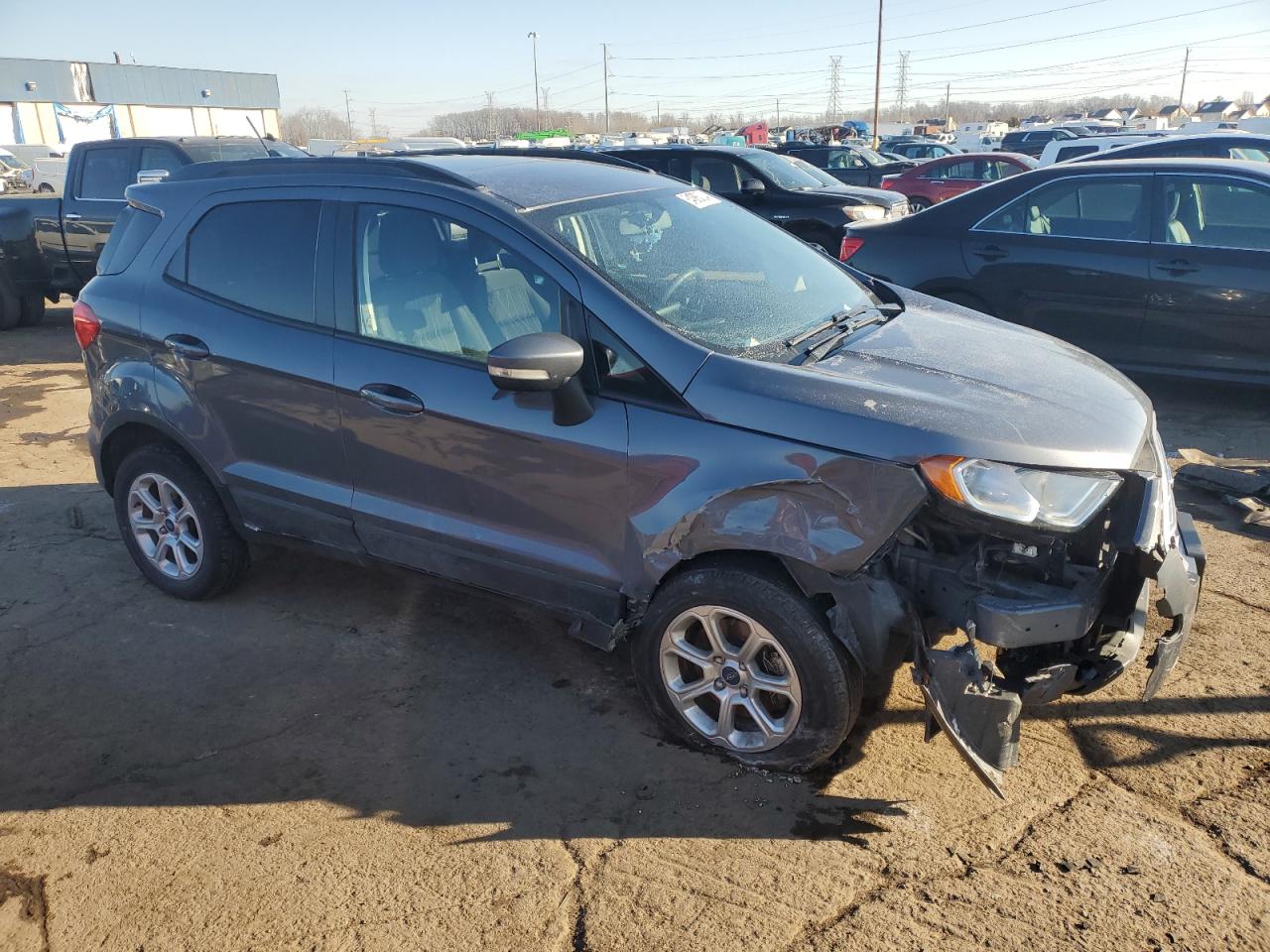 2018 Ford EcoSport VIN MAJ6P1UL8JC220198 Copart auction photo, front end damage thumbnail 4