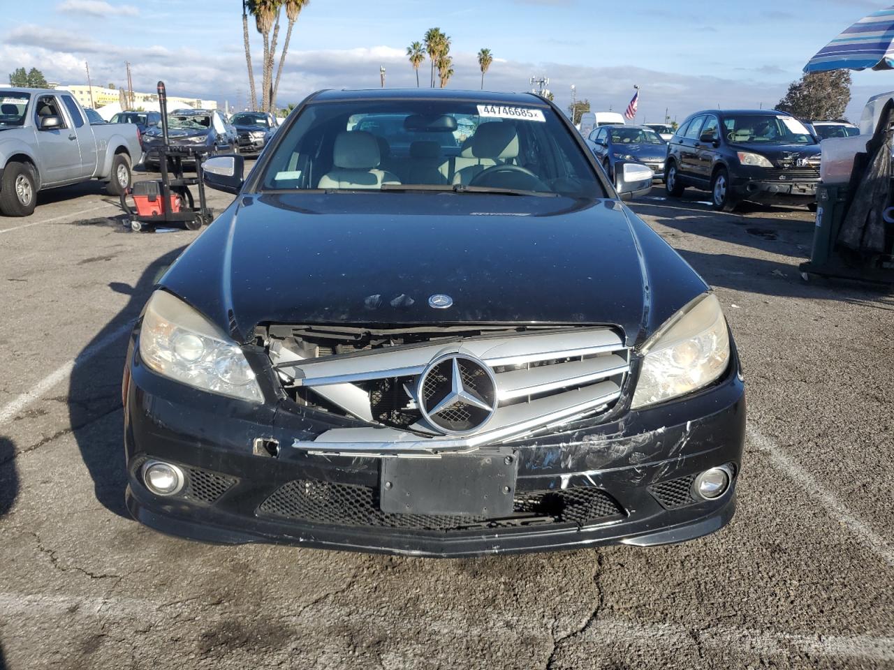 2009 Mercedes-Benz C-klasse VIN WDDGF54X29R051564 Copart auction photo, front end damage thumbnail 5