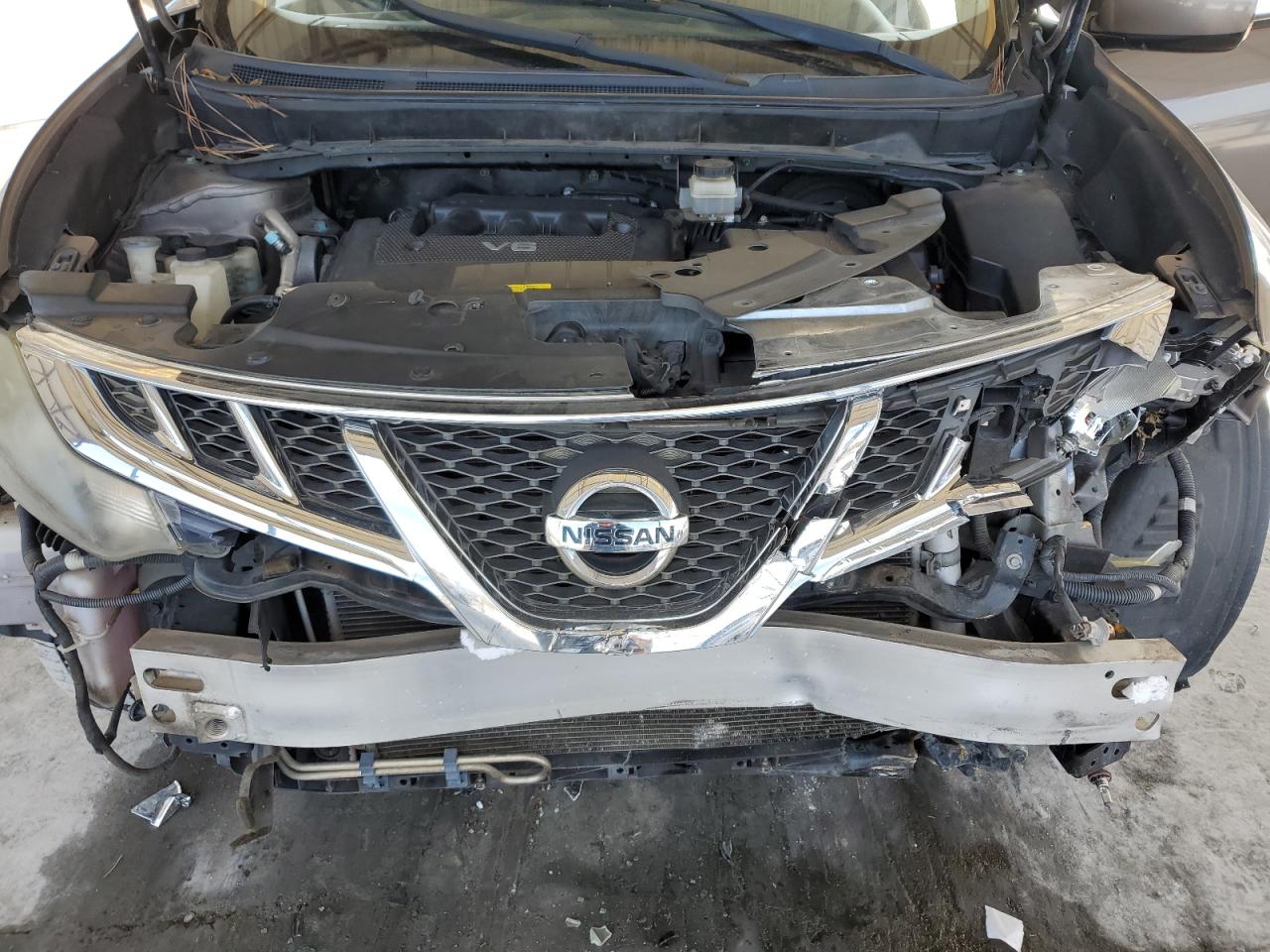2014 Nissan Murano VIN JN8AZ1MU3EW416128 Copart auction photo, front end damage thumbnail 13