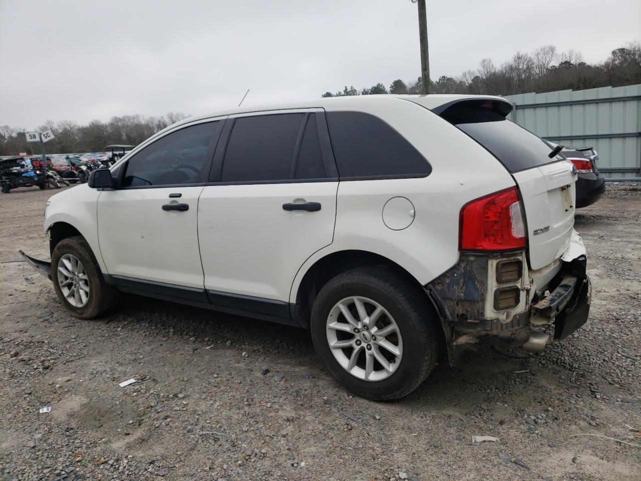 2013 Ford Edge VIN 2FMDK3GC8DBE02135 Copart auction photo, front end / rear end damage thumbnail 2