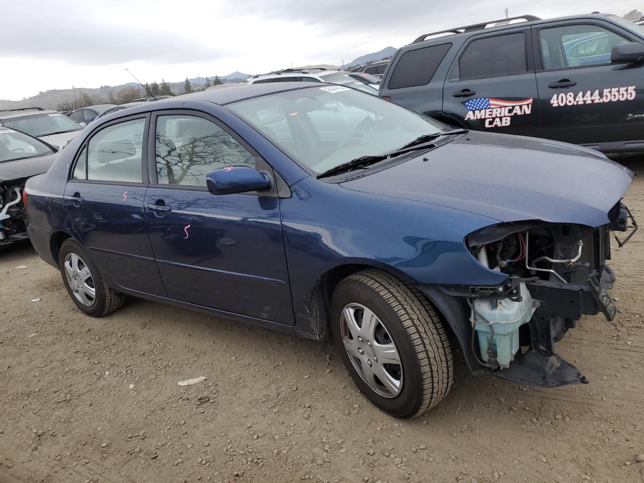 2008 Toyota Corolla VIN 1NXBR32E48Z047976 Copart auction photo, front end damage thumbnail 3