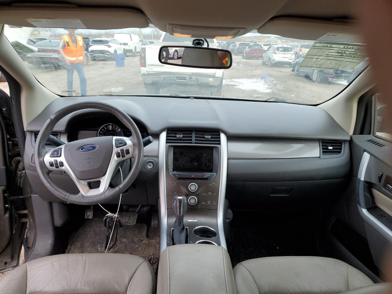 2013 Ford Edge VIN 2FMDK4JC8DBE07415 Copart auction photo, rear end damage thumbnail 8