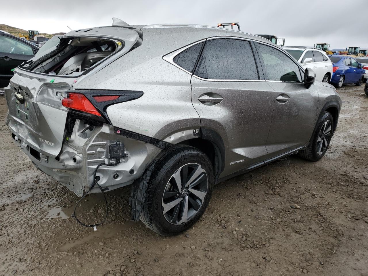 2021 Lexus NX VIN JTJGJRDZ1M2149890 Copart auction photo, rear end damage thumbnail 3
