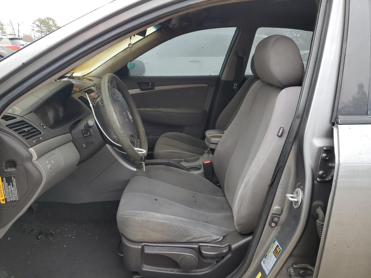 2009 Hyundai Sonata VIN 5NPET46CX9H560923 Copart auction photo, burn damage thumbnail 7