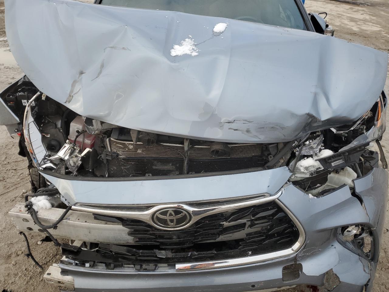 2020 Toyota Highlander VIN 5TDFZRBHXLS050090 Copart auction photo, front end damage thumbnail 12