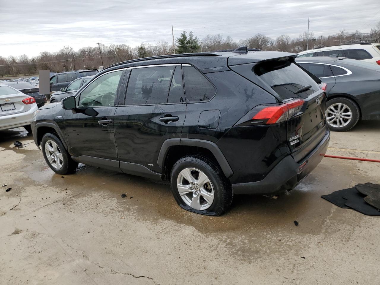 2020 Toyota RAV 4 VIN JTMM6RFV3LD003804 Copart auction photo, front end / rear end damage thumbnail 2