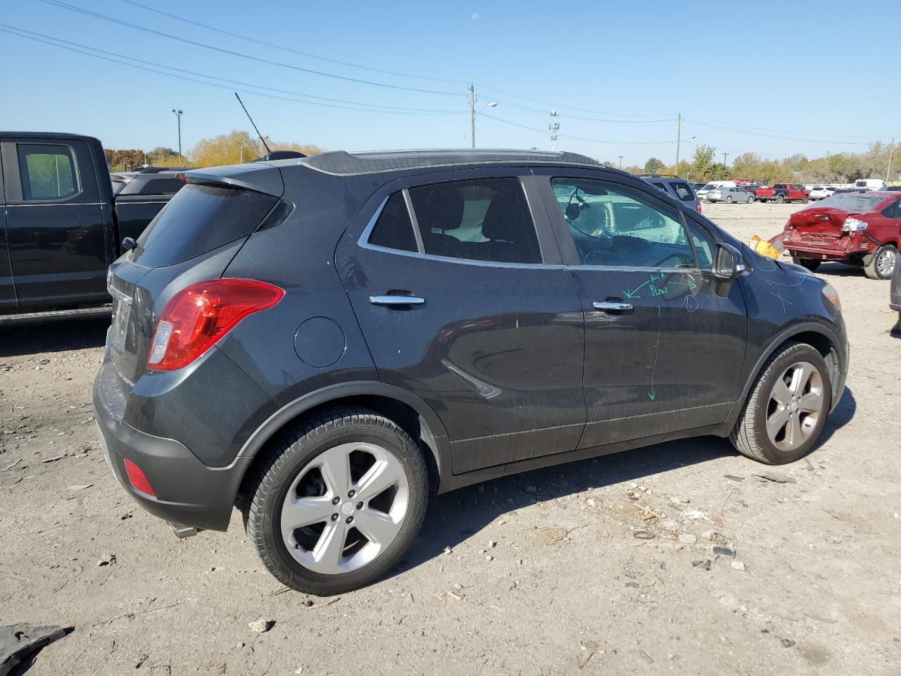 2016 Buick Encore VIN KL4CJBSB5GB734906 Copart auction photo, top/roof / minor dent/scratches damage thumbnail 3