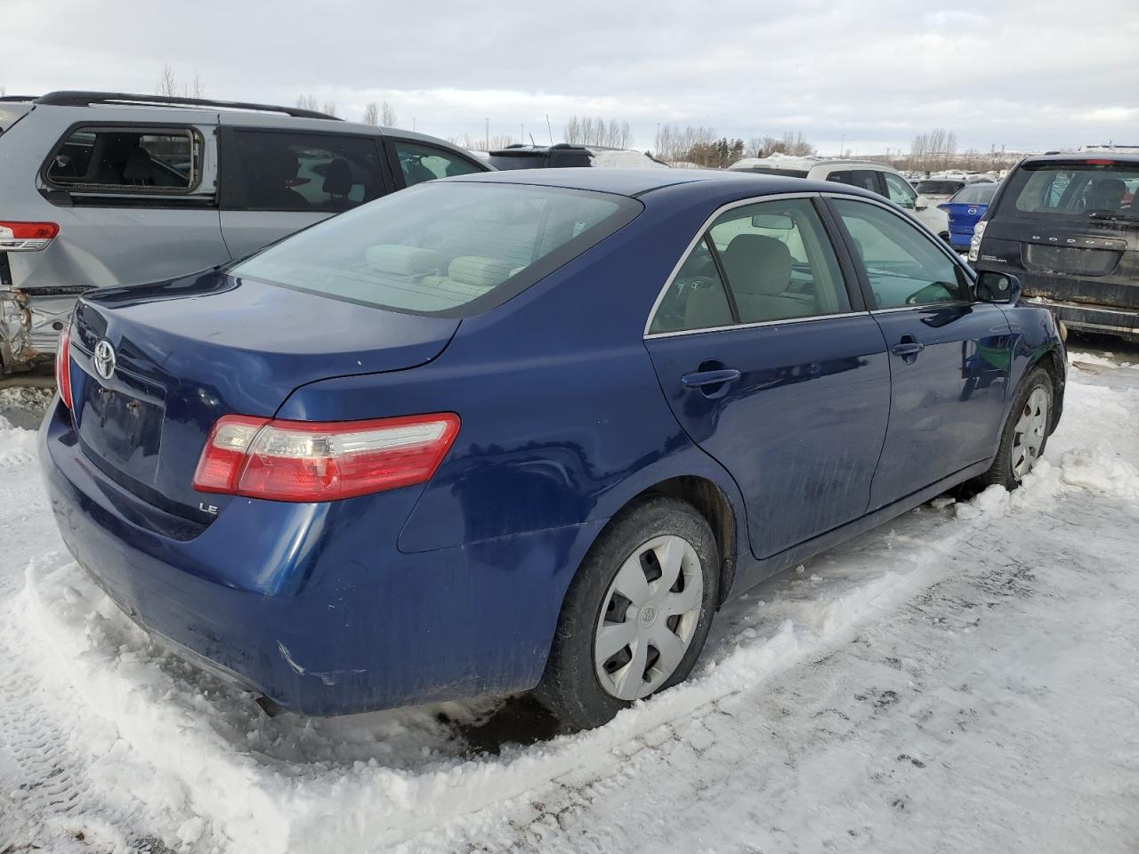 2007 Toyota Camry VIN 4T1BE46K27U140866 Copart auction photo, rear end / side damage thumbnail 3